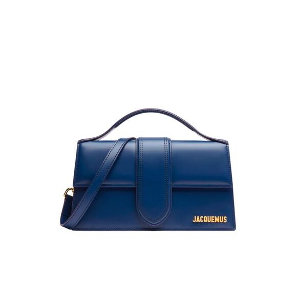 Jacquemus Handbags - Jacquemus Dark NavyLeather Le Grand Bambino Women's Handbag